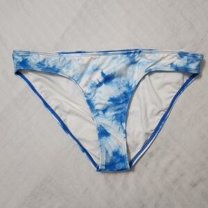 Billabong Bleached Blue Lowrider Full Coverage Bikini Bottom size XL/14